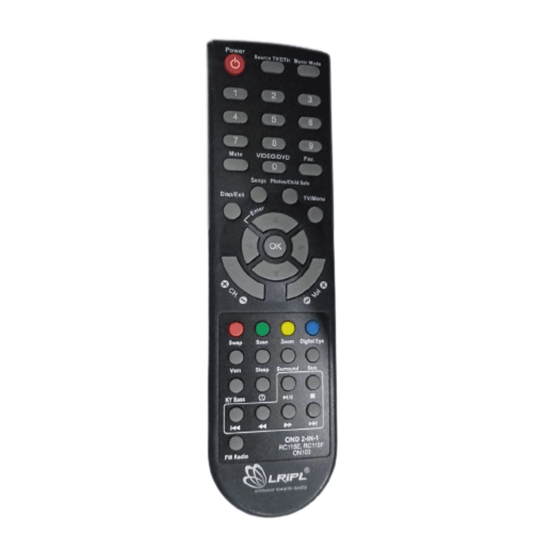 Onida 2 IN 1 TV Remote Control  Compatible*High Sensitivity (TV28)