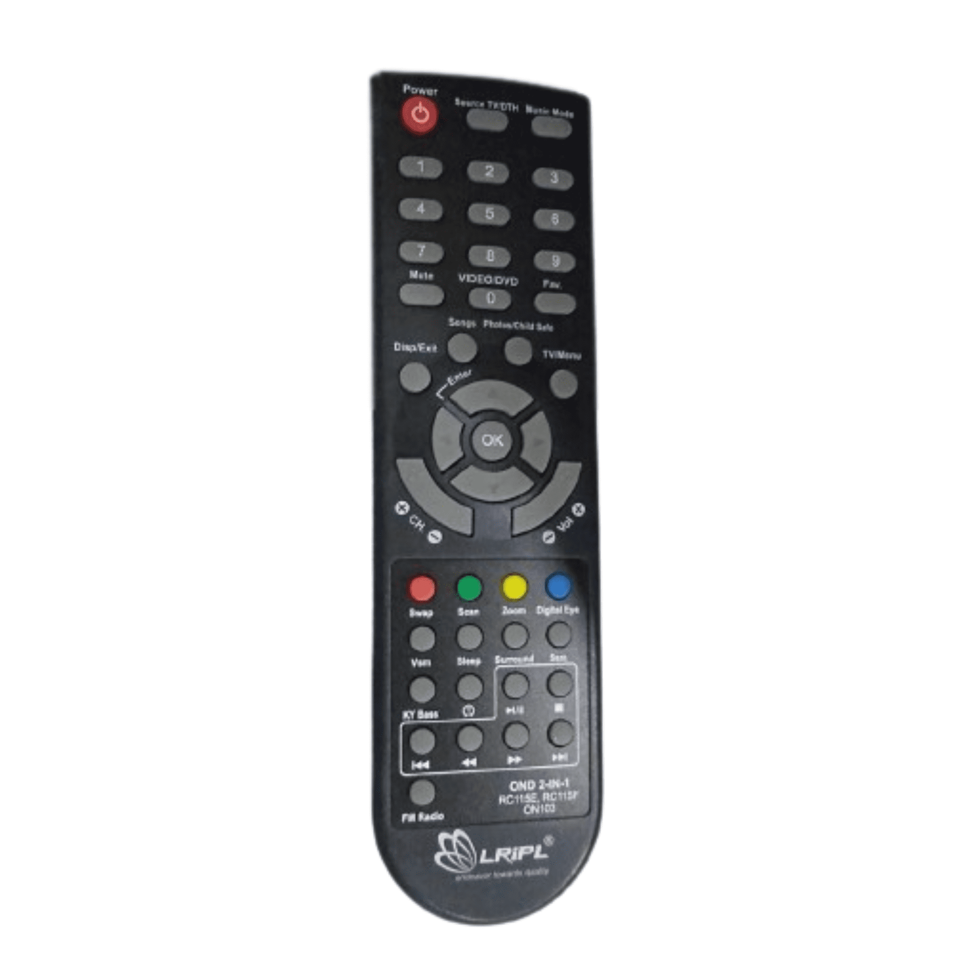 Onida 2 IN 1 TV Remote Control  Compatible*High Sensitivity (TV28) - Faritha