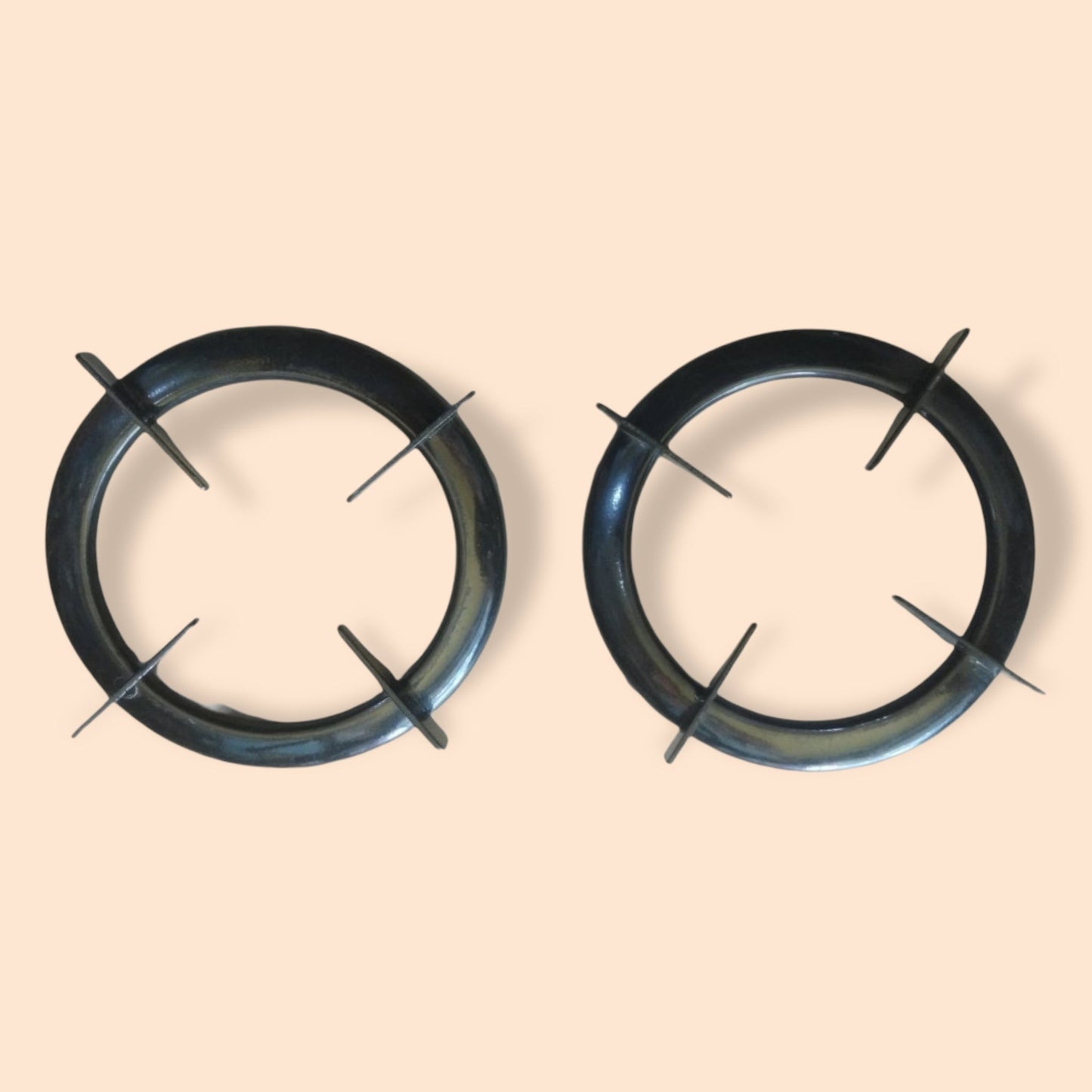 2 Nos Gas Stove Round Type Top Stand suitable for all type of Gas Stove - Faritha