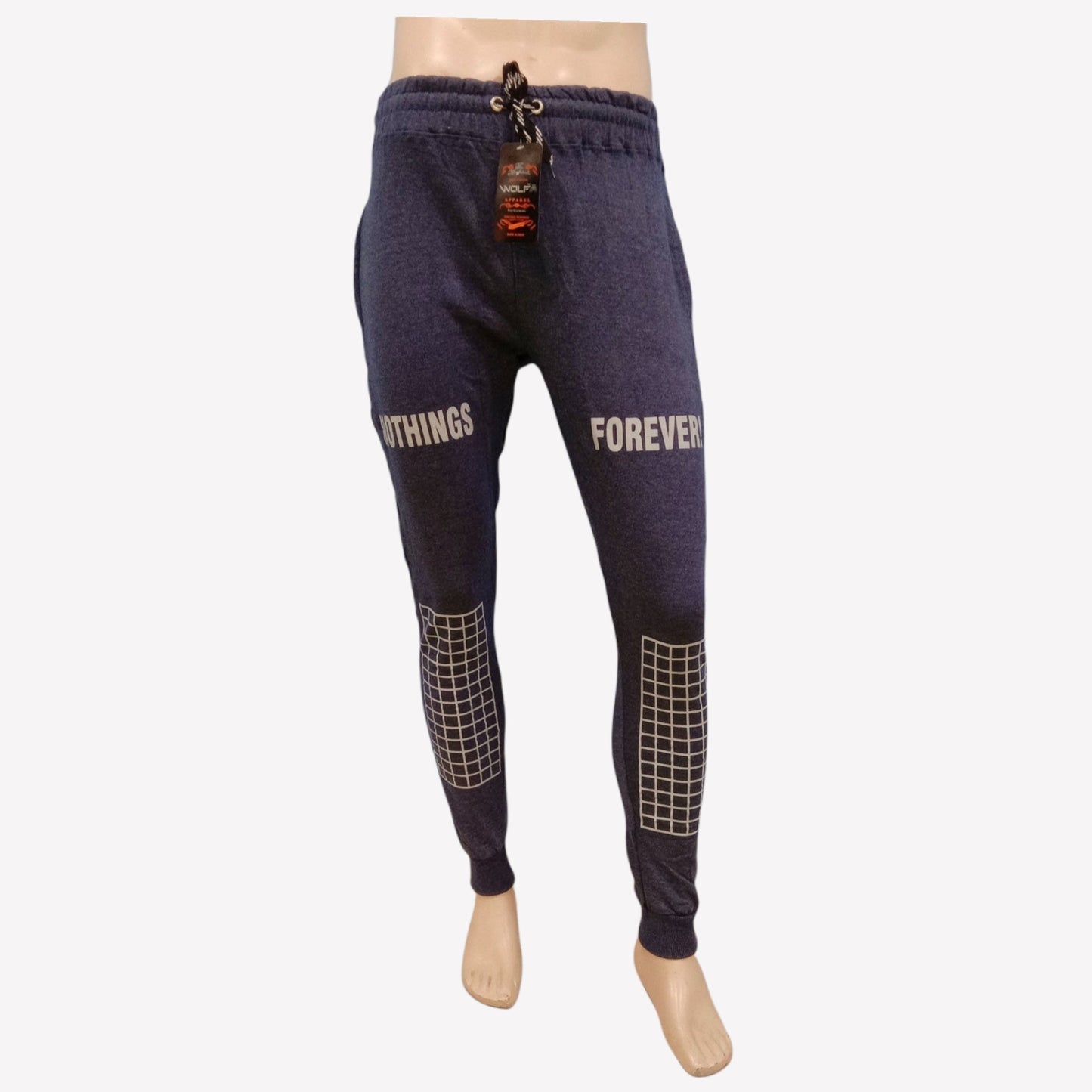 Branded Checked Printed Night Pant/Track Suit Jogger Model for men L to 2XL sizes 3 Colours P2 - Faritha