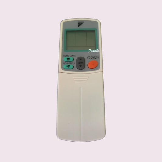 Daikin AC Remote AC92 AC59 front view — compatible replacement India Faritha 2026