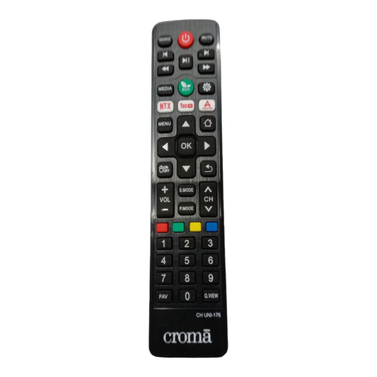Croma Smart Led TV Remote Control with Netflix and Youtube and * Compatible*High Sensitivity - Faritha