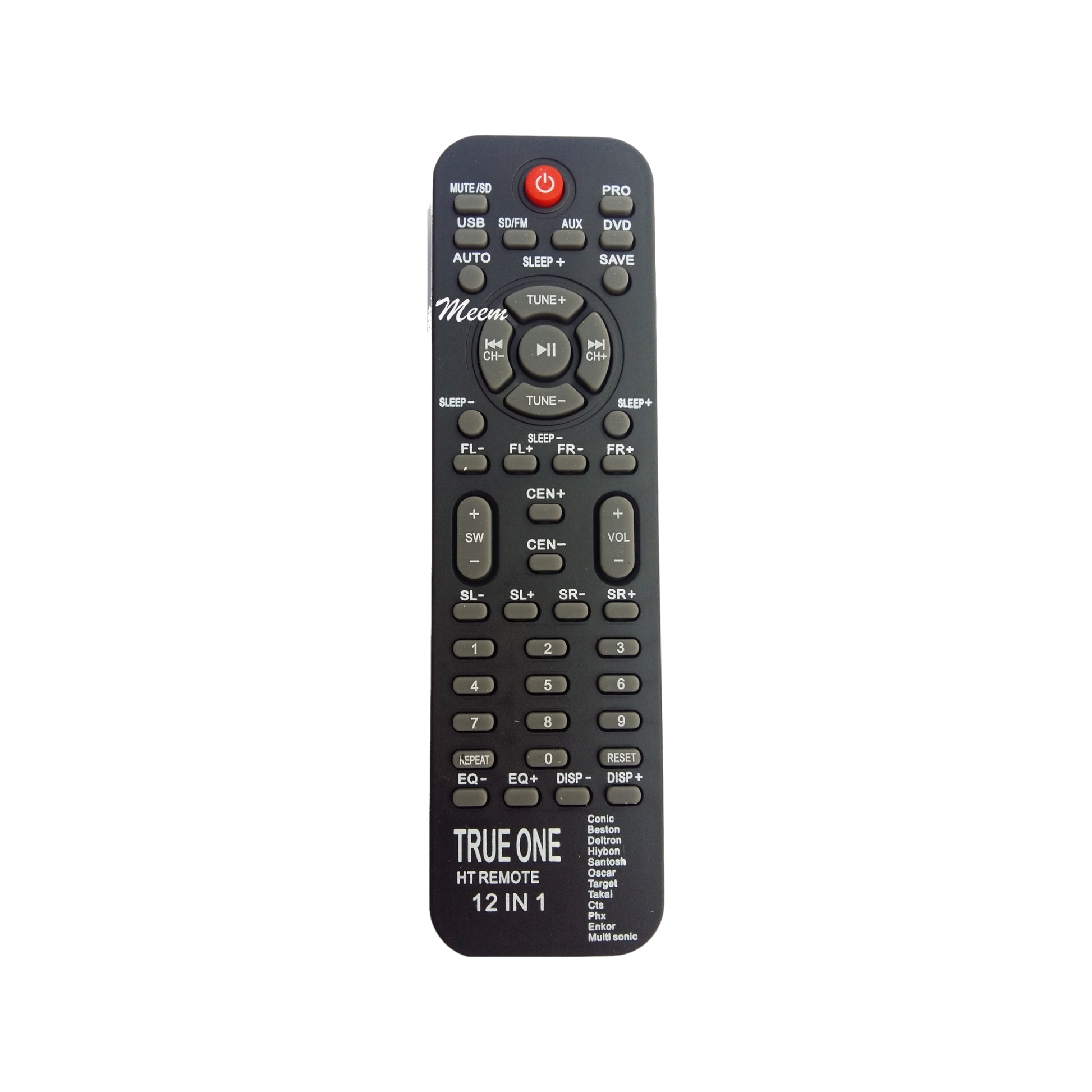 12 in 1 Home Theater Remote Control Suitable for Hiybon, Santosi, Oscar (HM05) - Faritha