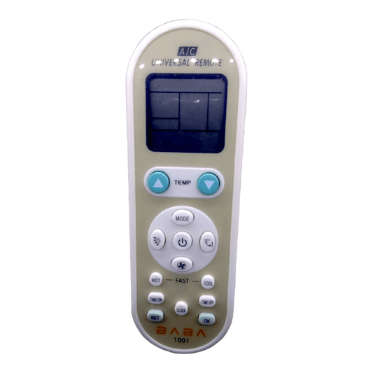 Baba Universal AC Remote against remote control missing, damage or replacing (AC25)* - Faritha