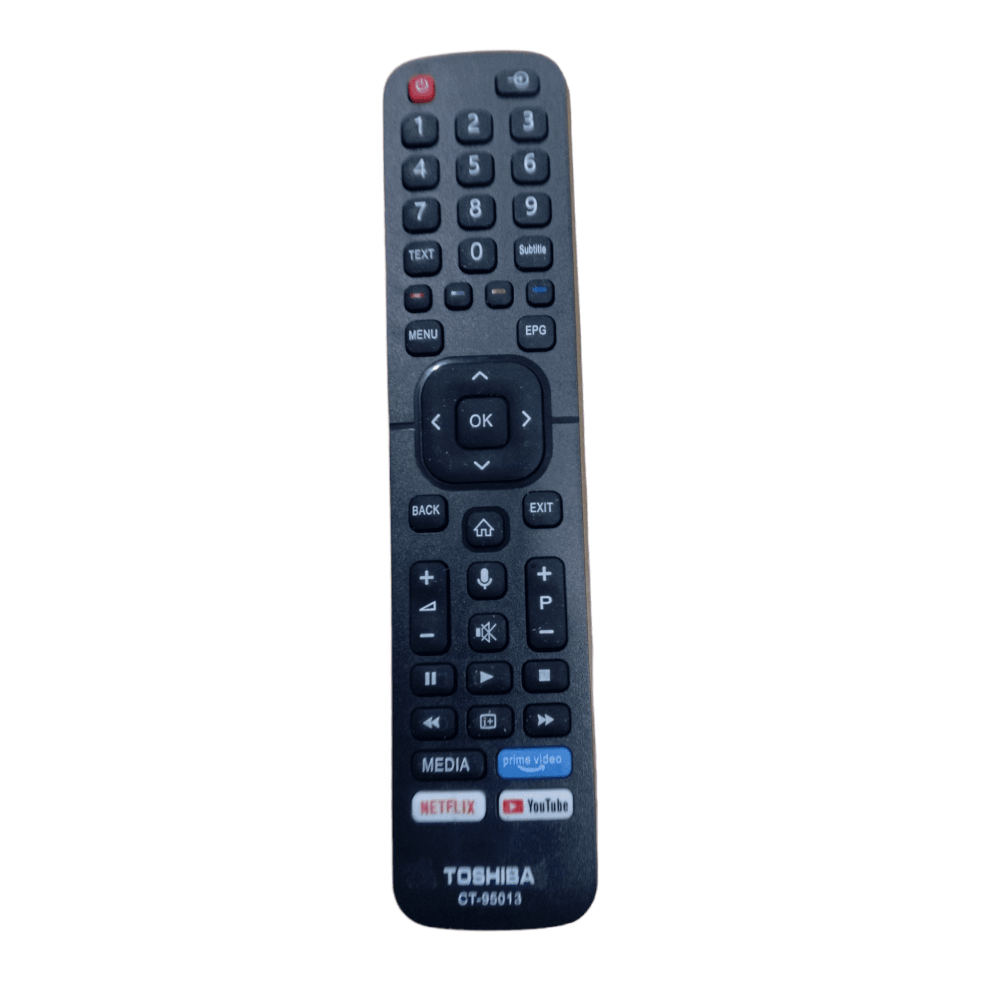 Toshiba Smart TV remote control Youtube, Netflix,prime video - Faritha