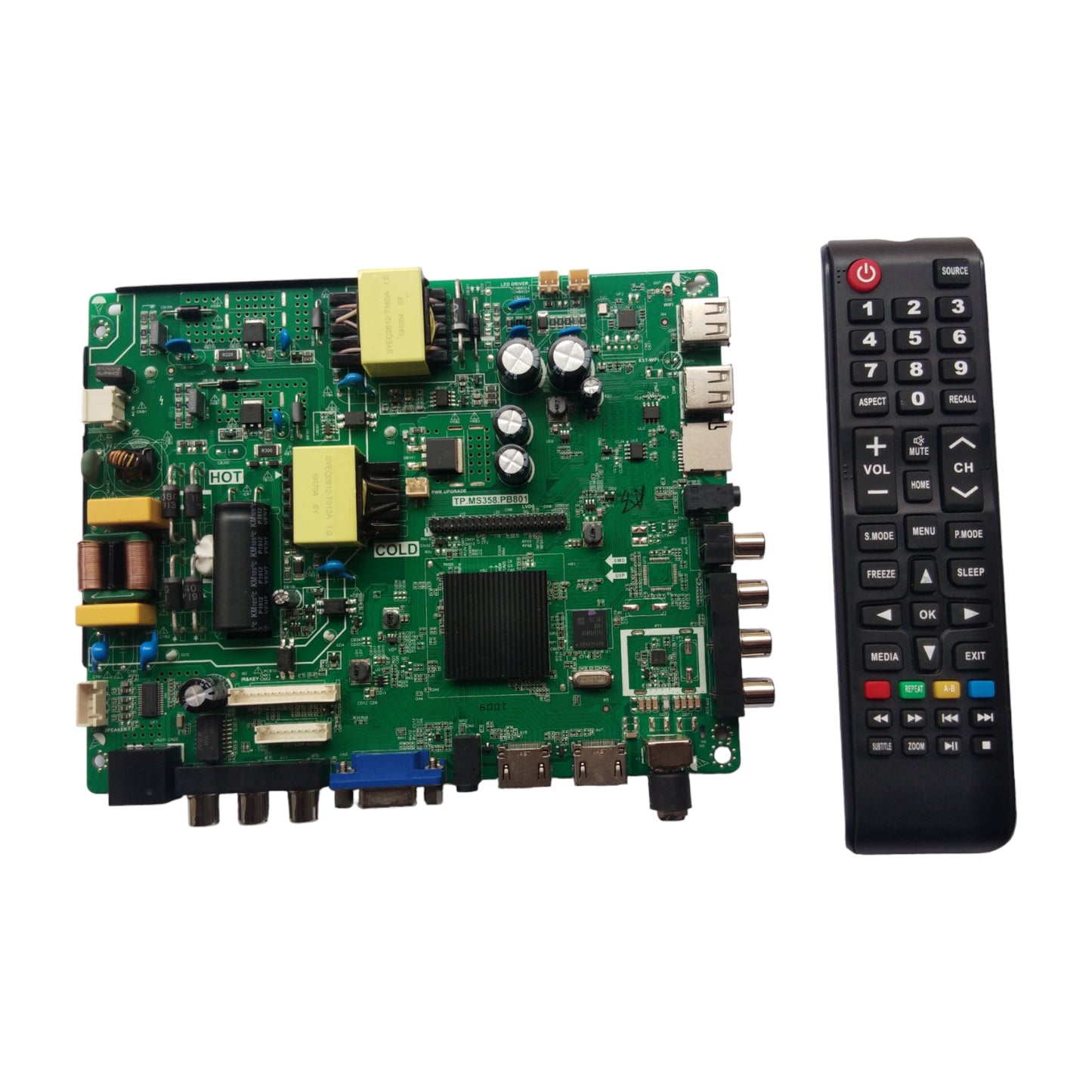Android TV Board 32 Inch to 45 inch Smart TV with Remote TP.MS358.PB801