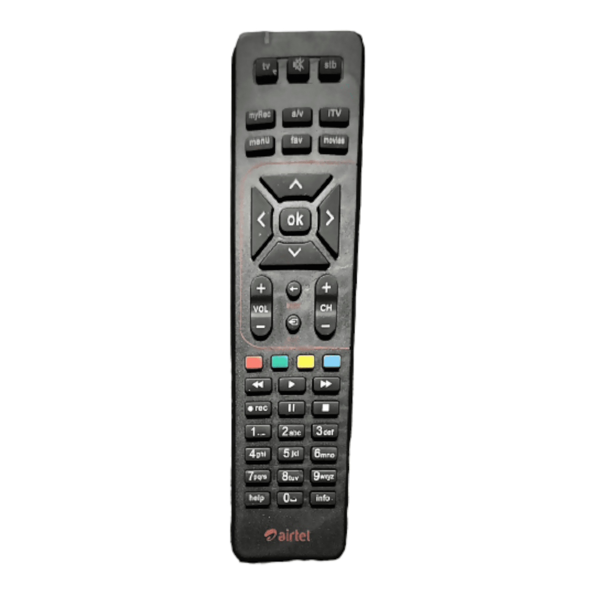 Dth Remote Airtel DTH Remote Control Compatible All Airtel Set Top Boxes India ...
