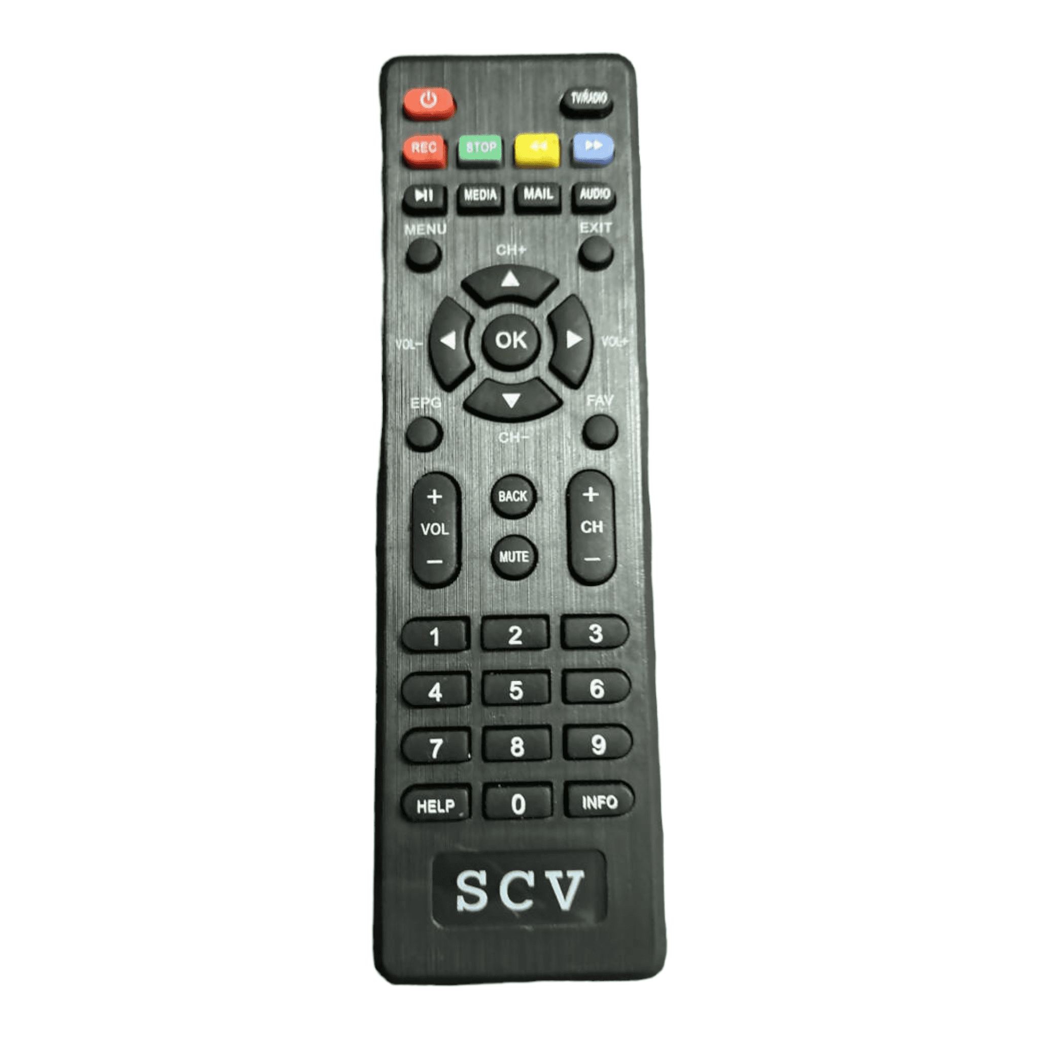 SCV Remote Control – Compatible Replacement for TV, DTH, and Set-Top B ...