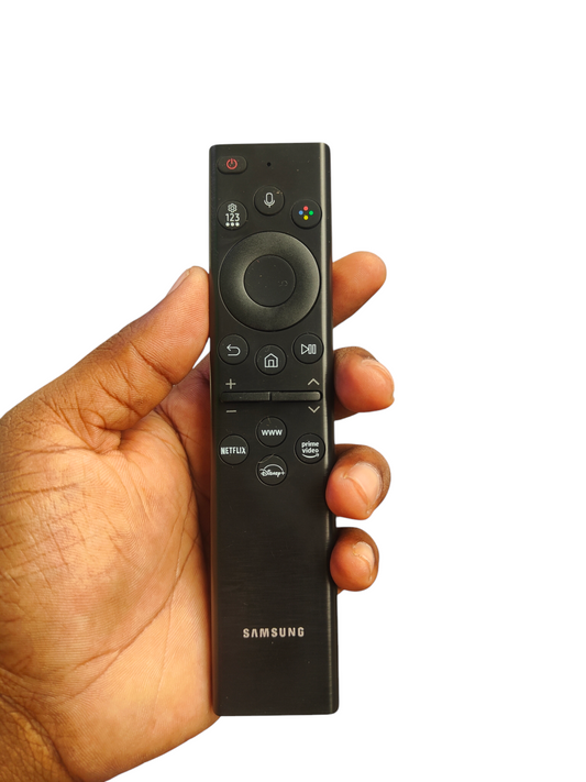 Original Samsung Smart TV Remote Control with Voice Commands | Buy Voice-Enabled Remote Online & Replacement Options in India  Samsung tv plus and Netflix and Disney+ hotstar and prime video