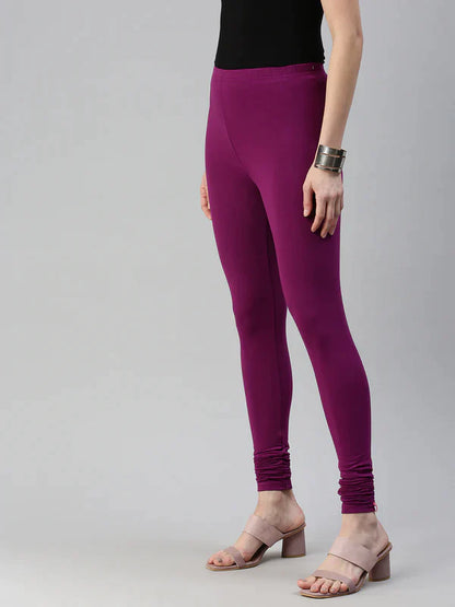 Prisma Ladies Churidar Leggings - Elevate Your Style with 60 Captivating Colors!  M