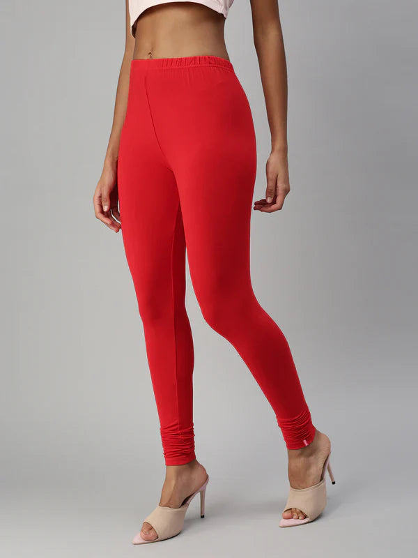 Prisma Ladies Churidar Leggings 60 Colours – L Large Size India
