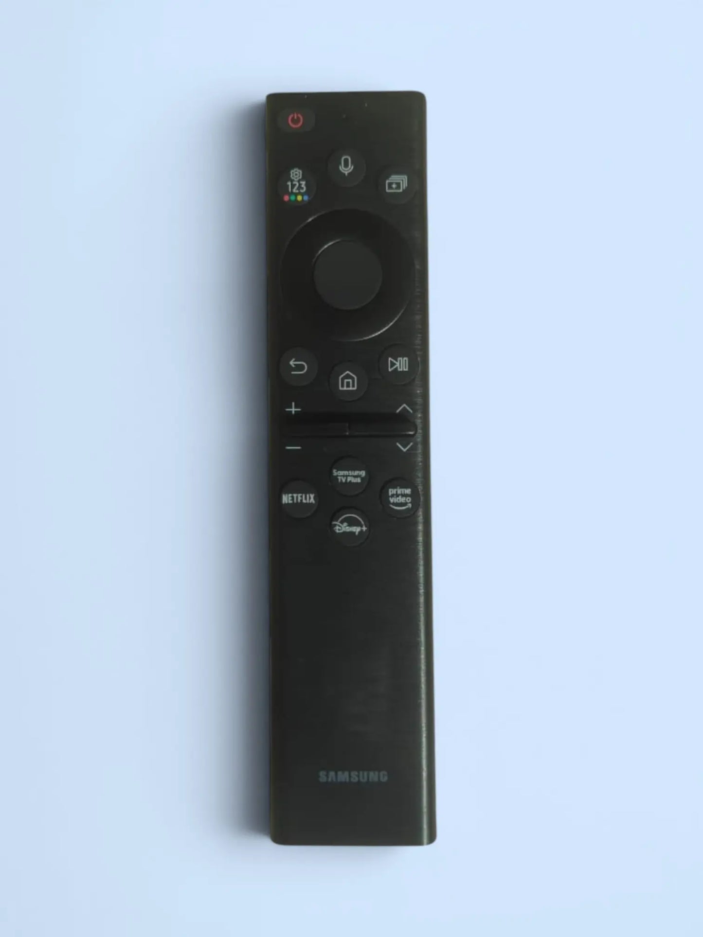 Samsung Solar Smart TV Remote Model 2 — Netflix Prime Video voice button, original genuine India Faritha