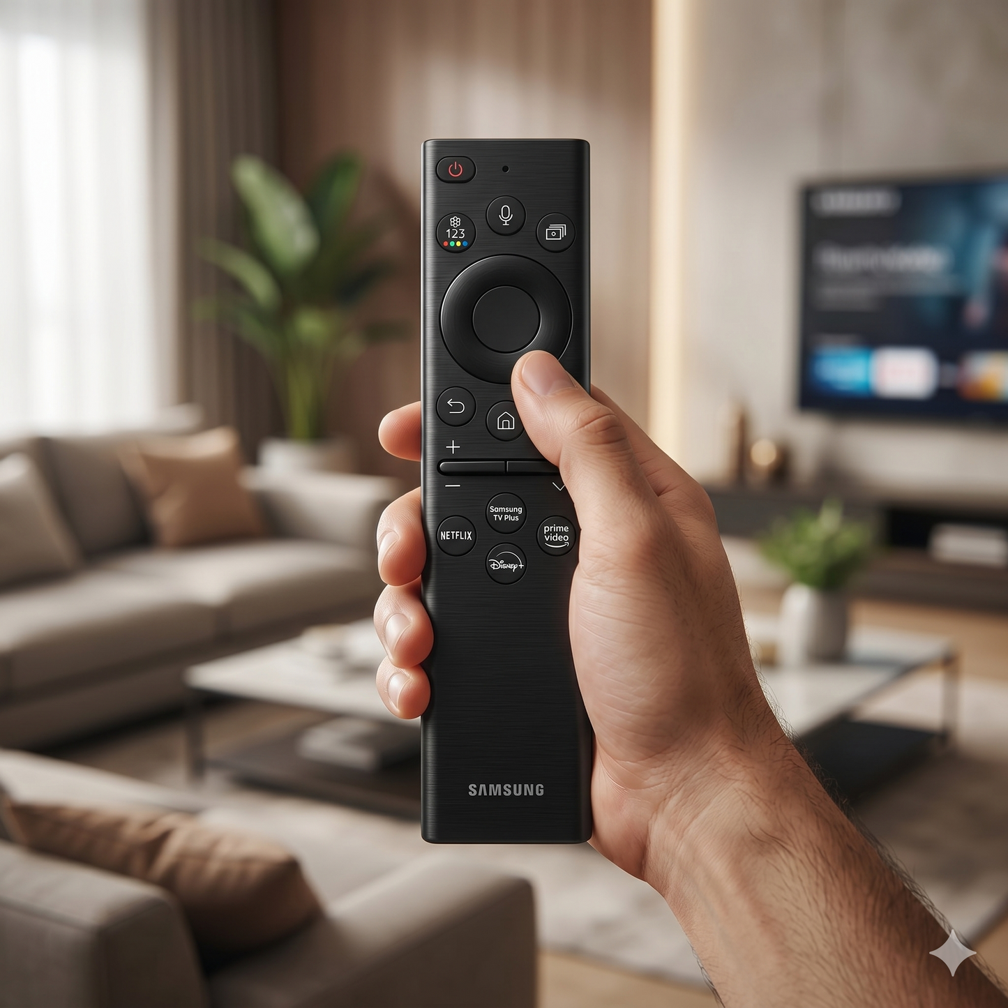 Samsung Solar Remote Model 2 OTT buttons — Netflix Prime Video Disney+ India Faritha