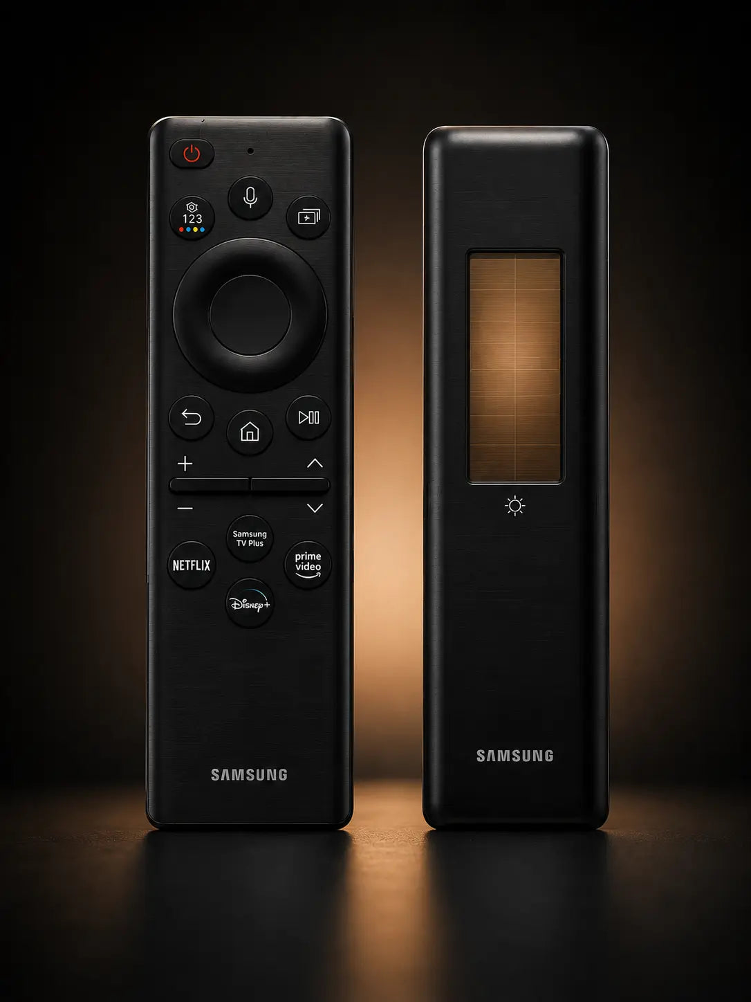 Samsung Solar Smart TV Remote Model 2 — original voice control solar charging India Faritha 2026