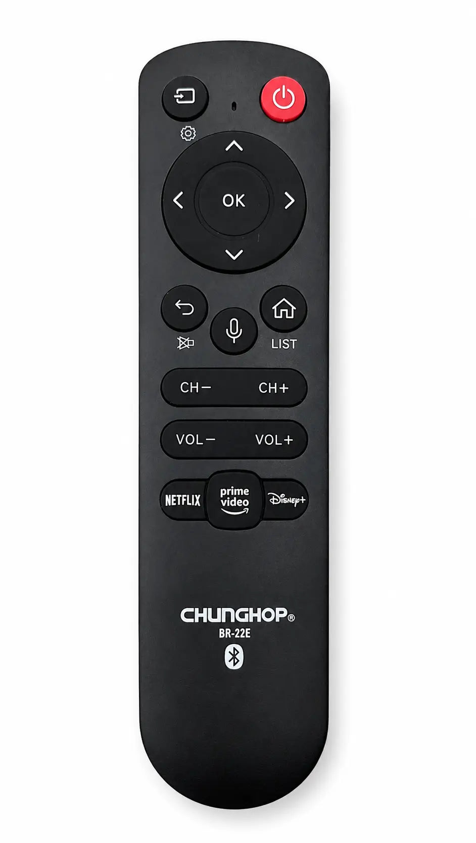 CHUNGHOP BR-22E Smart TV Remote for LG TVs with Voice Control, Netflix & Bluetooth