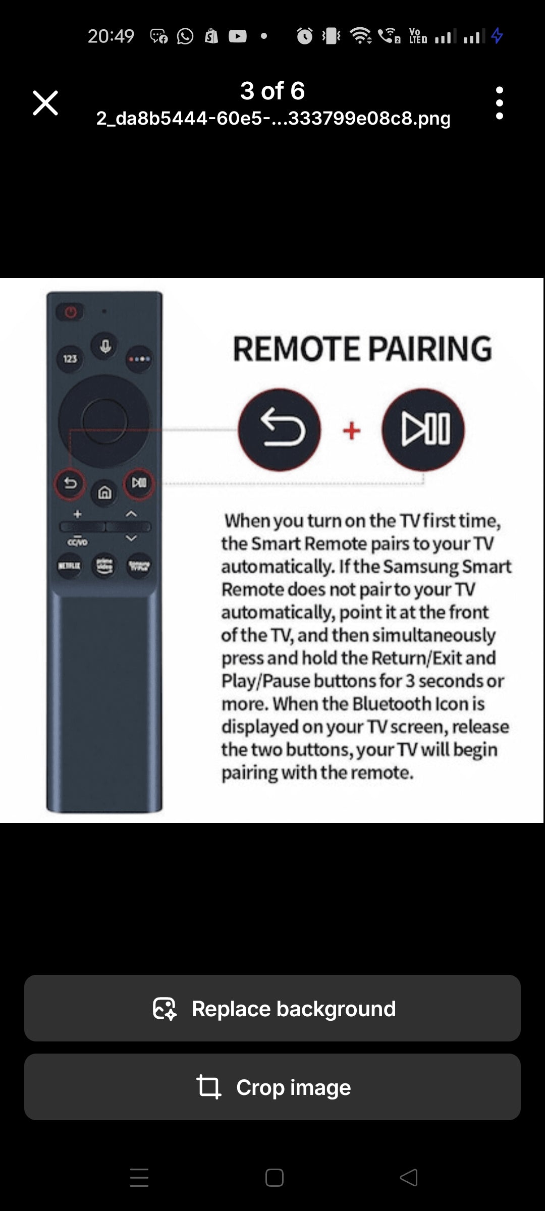 Original Samsung Smart TV Remote Control with Voice Commands | Buy Voice-Enabled Remote Online & Replacement Options in India  Samsung tv plus and Netflix and Disney+ hotstar and prime video