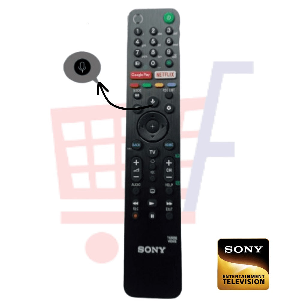 Original Sony Smart TV Remote with Google Assistant | Voice-Controlled Remote with Netflix & Google Play Buttons – Buy Online in India#