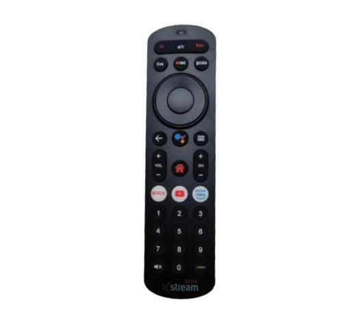 Original Airtel Xstream HD settop box remote with Voice, Netflix, Youtube, Prime video - Faritha