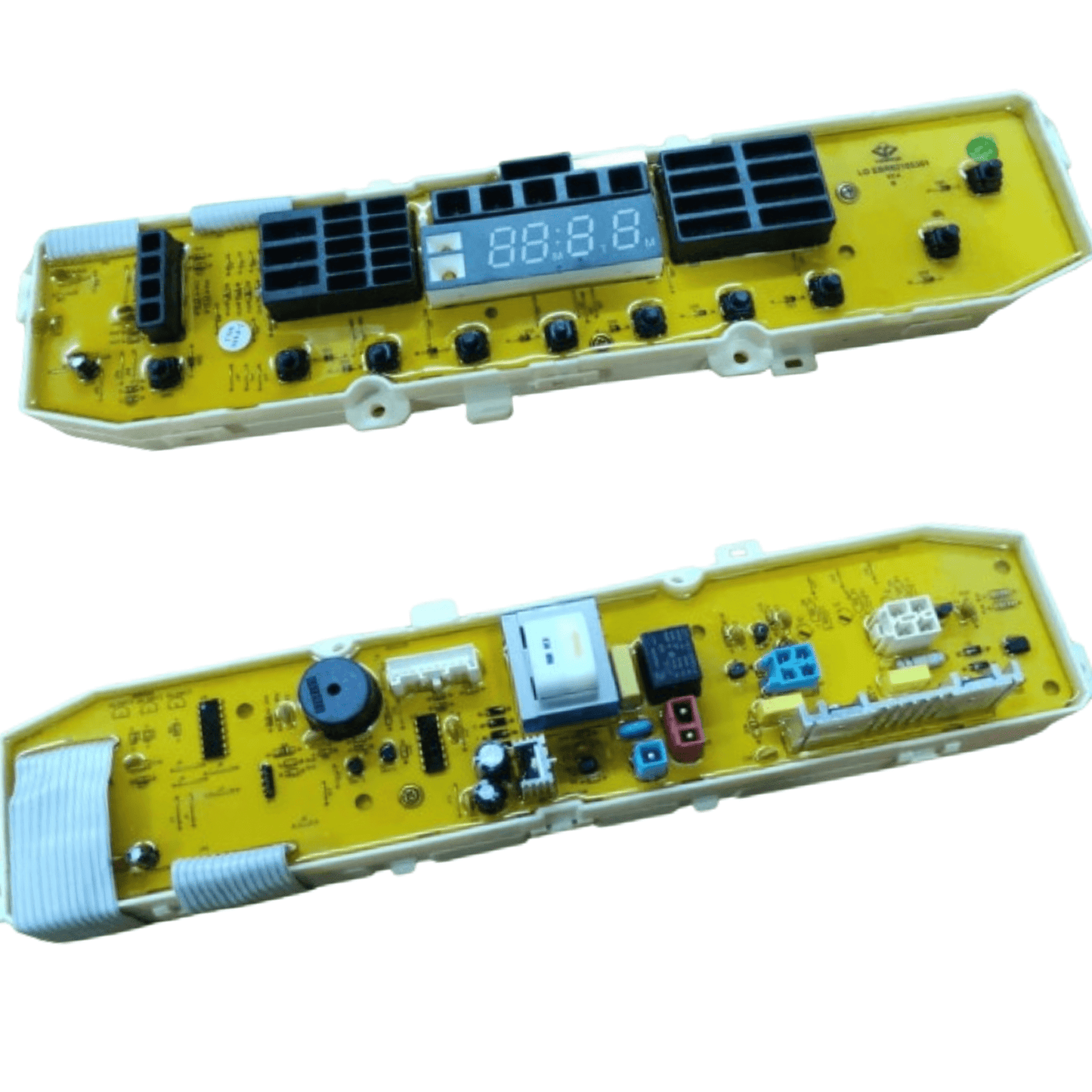 LG F1 series 10-button washing machine PCB board — AAA refurbished front view India Faritha