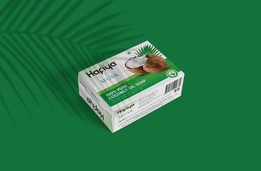 Hafiya 100% Coconut Oil - Musk Soap - Faritha