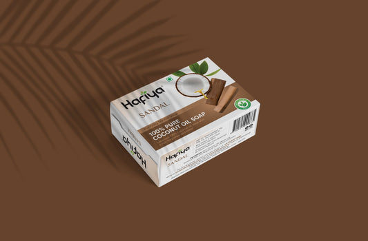 Hafiya 100% Coconut Oil - Sandal Soap - Faritha