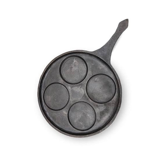 Cast Iron Uthappam Pan Seasoned - Faritha