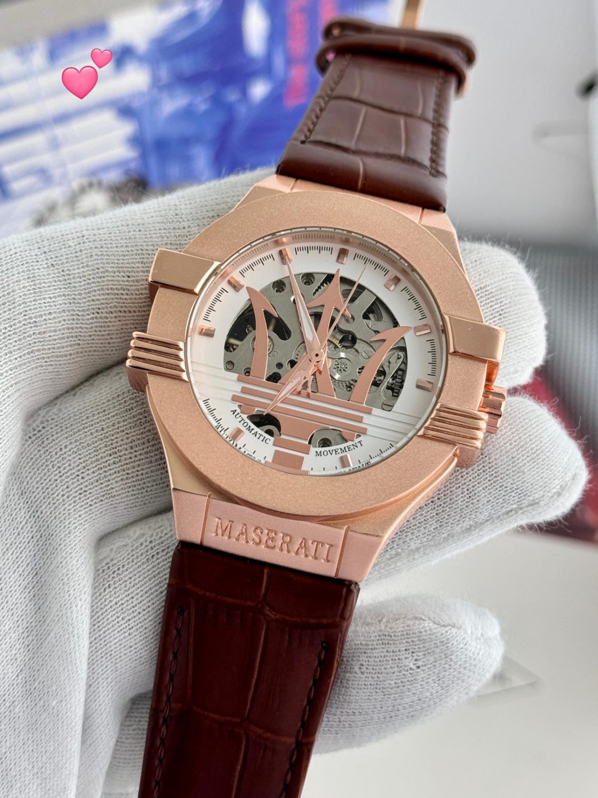 New MASERATI Styles & High Quality of Man's Watch  Brown