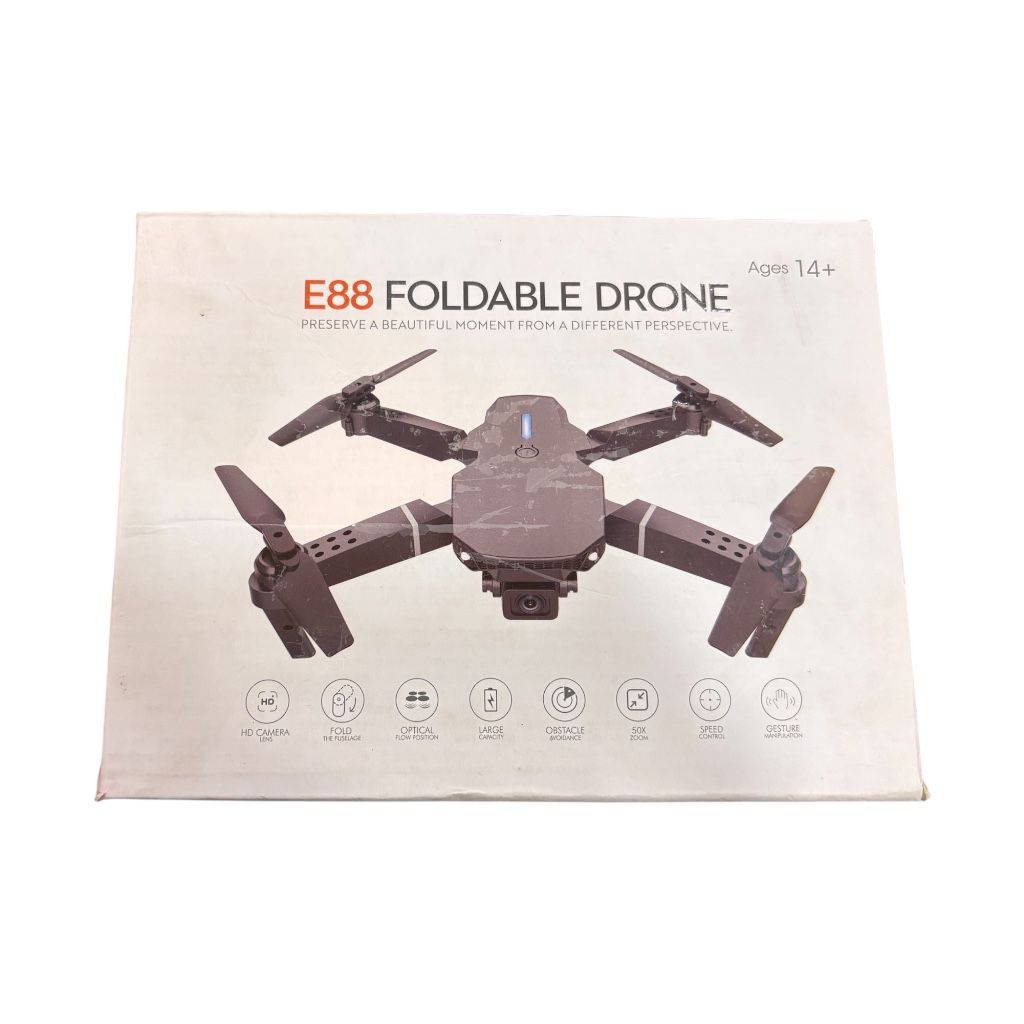 E88 Foldable Drone with HD Camera, WiFi FPV & Gesture Control #