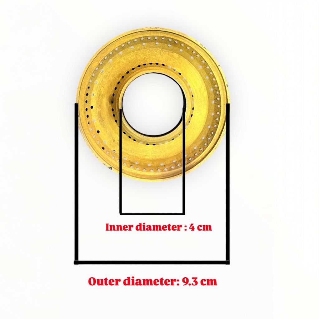 लोटस स्टोव के लिए 2 गैस बर्नर उपयुक्त