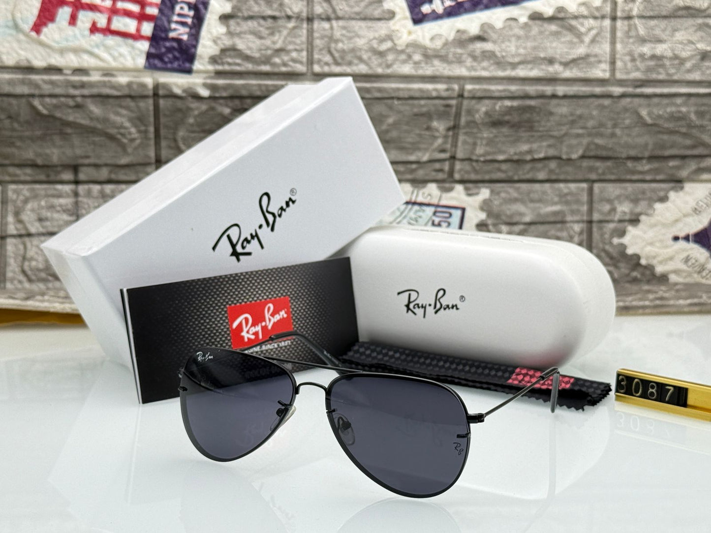 RAYBAN Premium Sunglass – UV Protected Stylish Frame