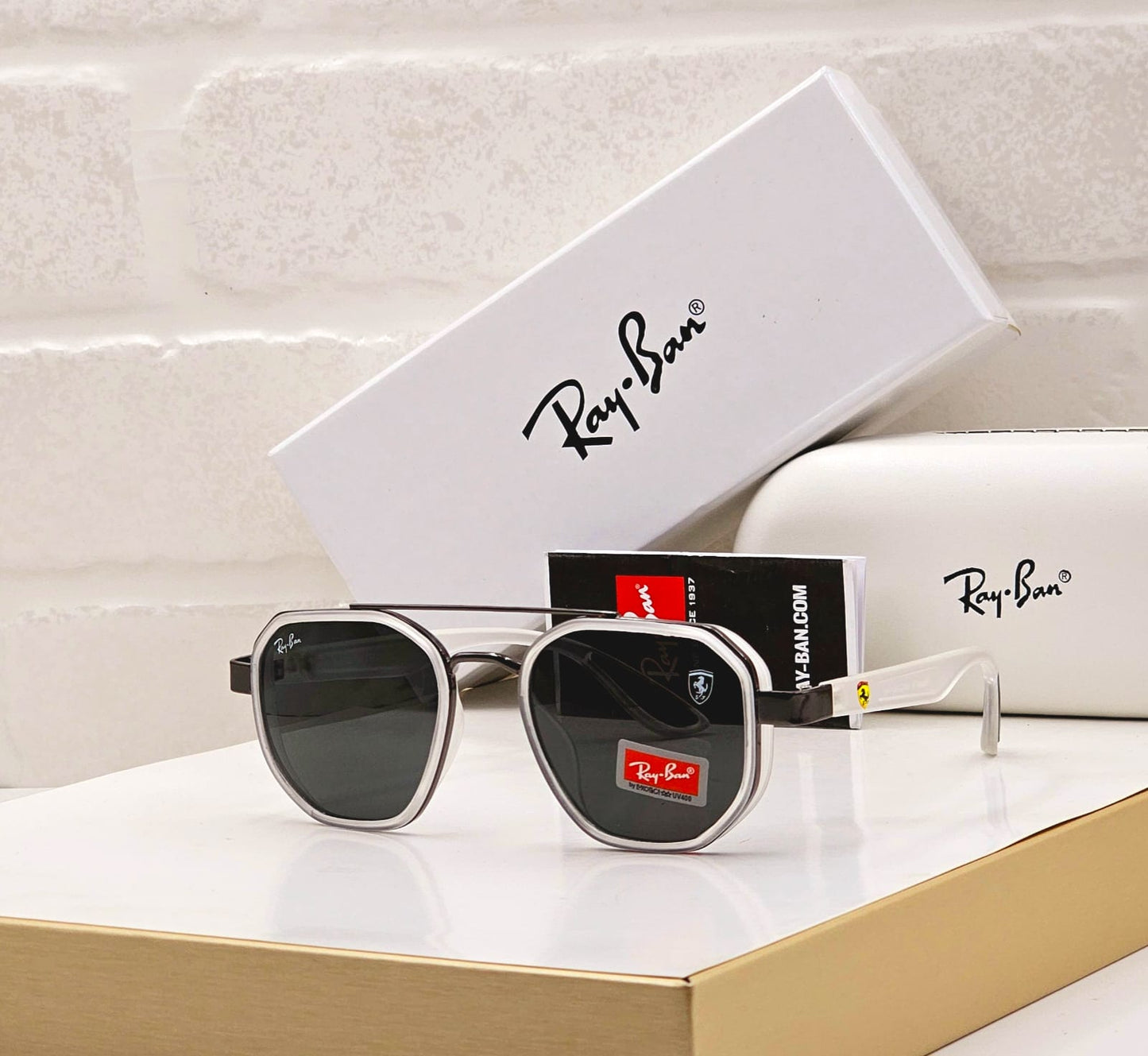 RAYBAN Premium Sunglass – UV Protected Stylish Frame