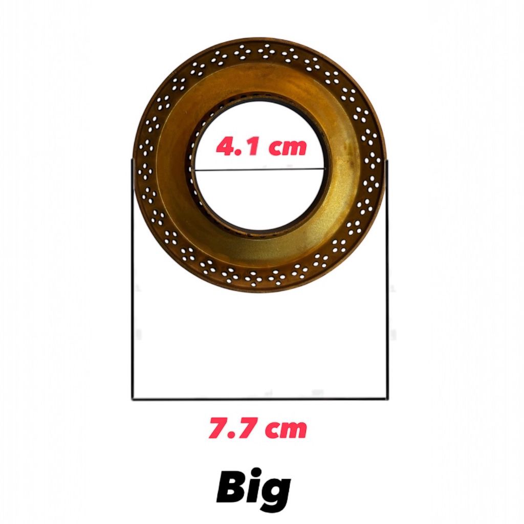 लोटस स्टोव के लिए 2 गैस बर्नर उपयुक्त