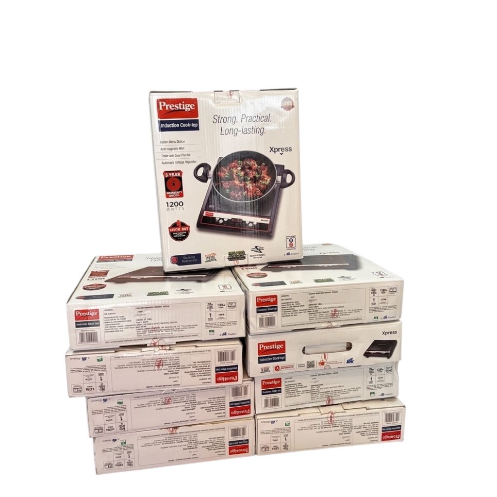 Prestige Xpress Induction Cooktop 1200W – Ceramic Plate Push Button India
