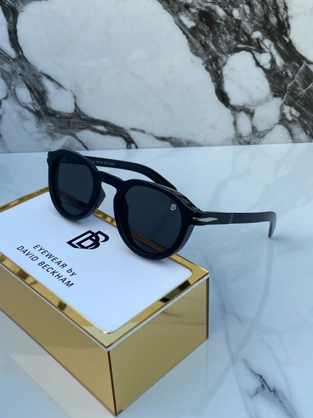 David Beckham style unisex fiber frame sunglasses with UV protection