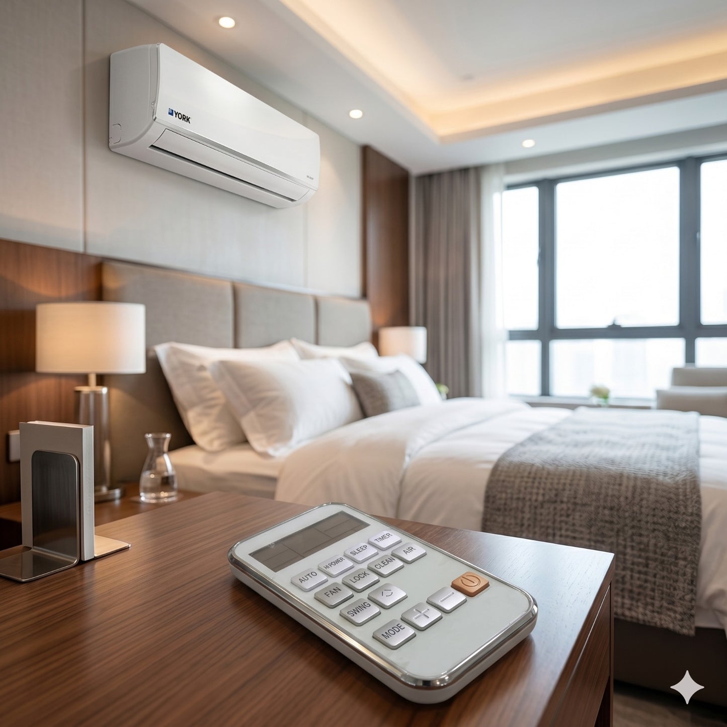 York AC Remote Control – Compatible Replacement with Hi Power Mode India