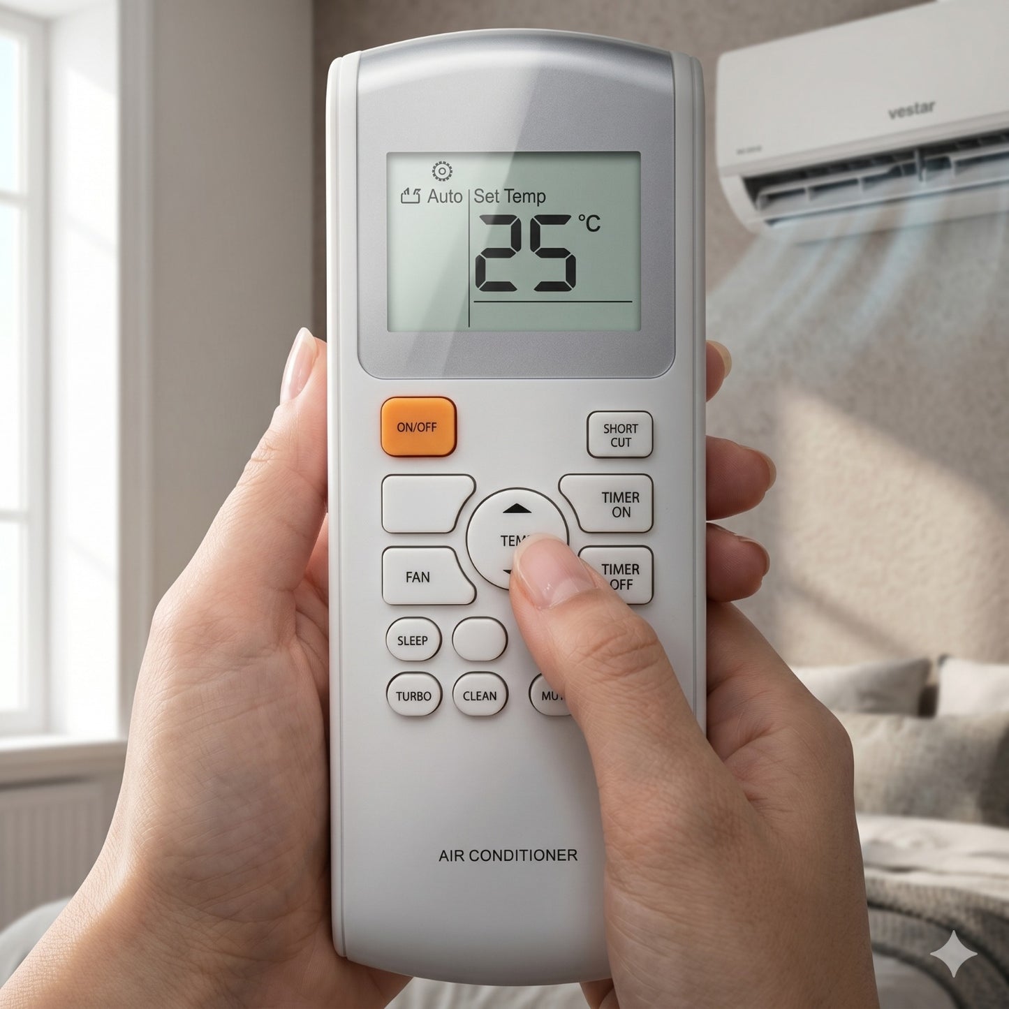 Vestar AC Remote Control – Universal Replacement All Vestar Air Conditioners | Buy Online India