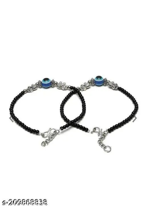 Allure Fancy Silver-Plated Women Anklets Toe Rings – Set of 1 India
