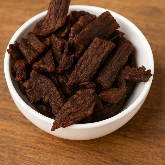 Premium Halaal Sun-Dried Boneless Beef Meat – Uppi Kandam | Dry Beef Kebab Snack – 100% Natural & Homemade#