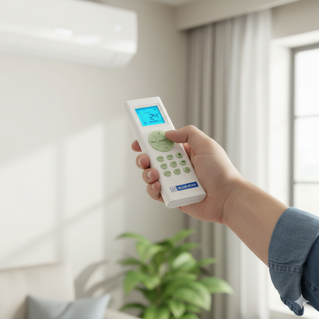 Blue Star AC Remote 201A compatibility — split window AC models India Faritha 2026