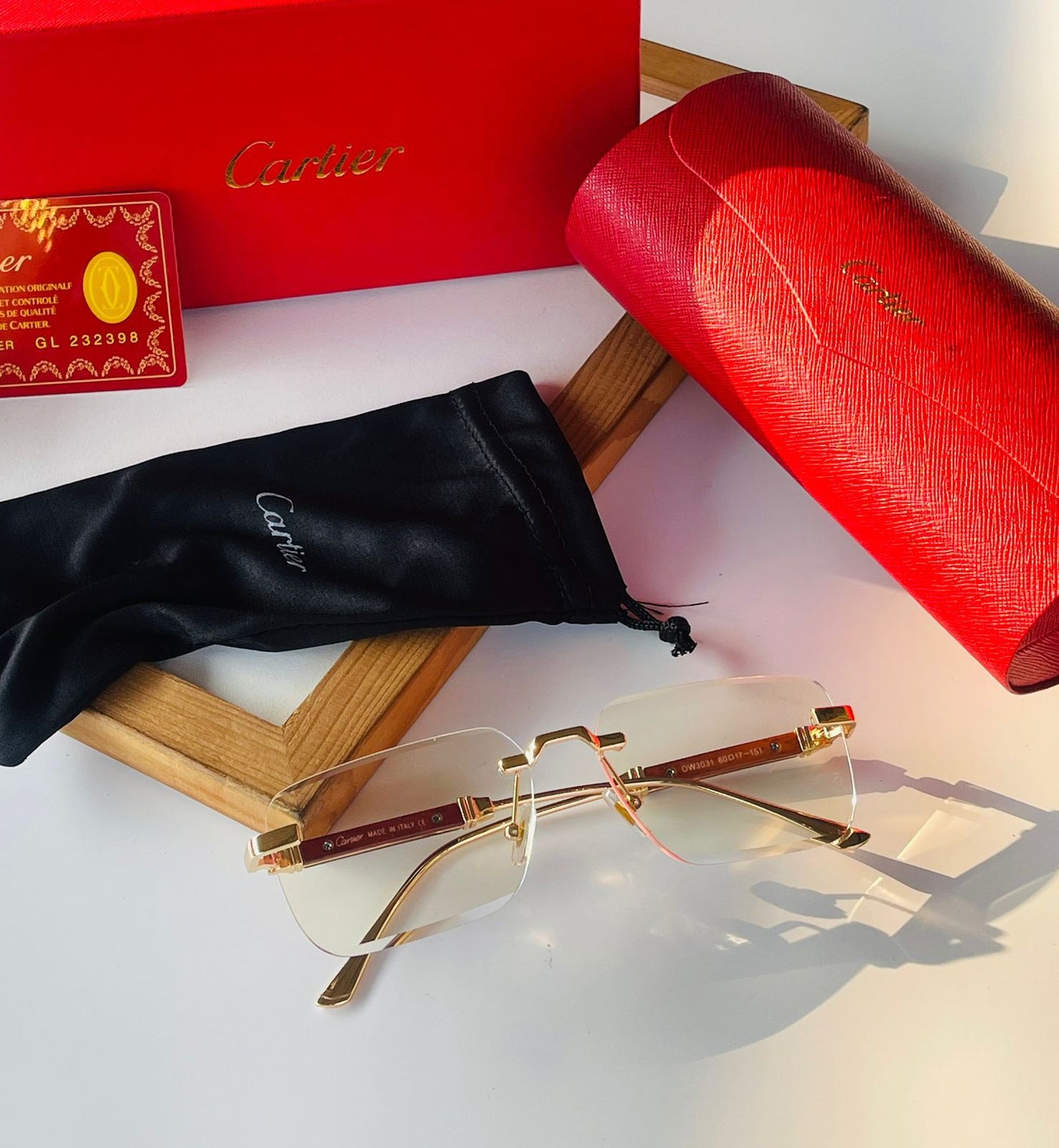 Cartier Spectacle Sunglasses - Premium Quality Unisex Model