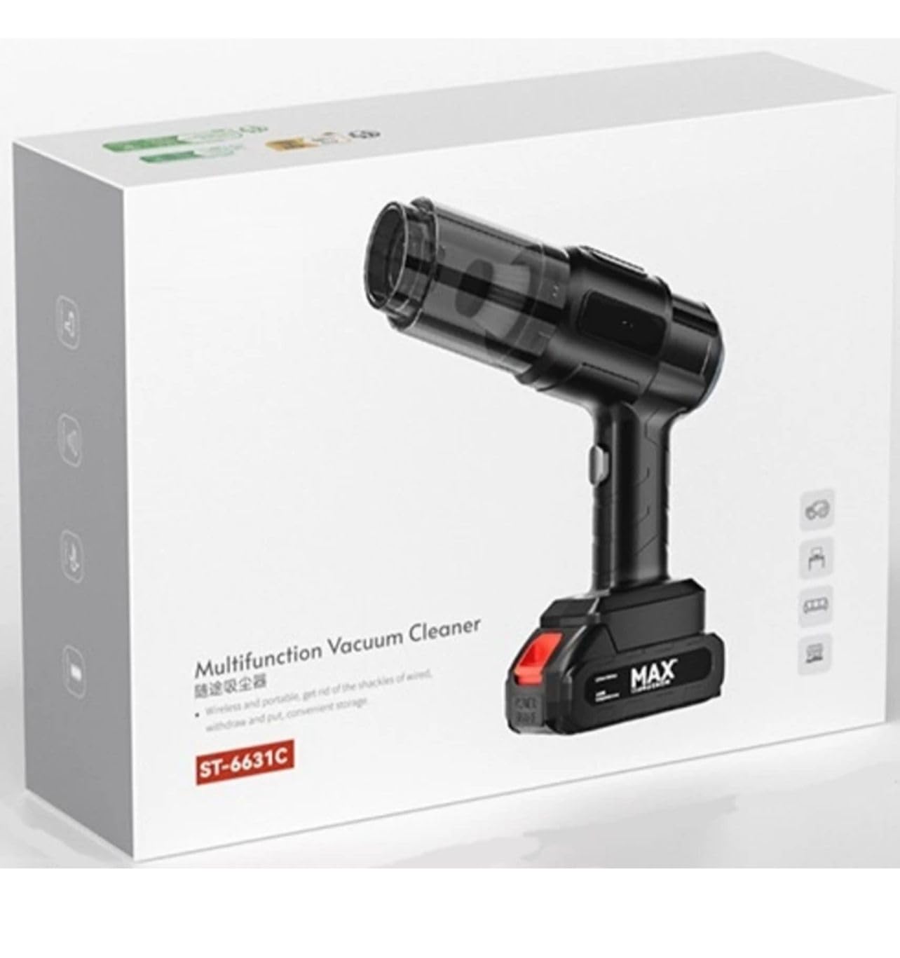 Multifunction cordless handheld vacuum cleaner rechargeable portable cleaner
