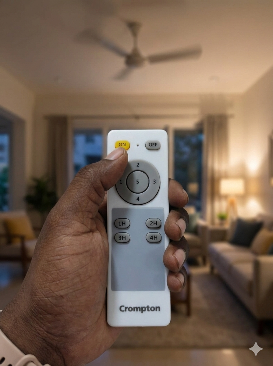Crompton Ceiling Fan Remote Control – Speed Timer Replacement – Faritha