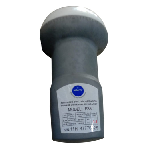 यूनिवर्सल सिंगल LNBF FS8 - सैटेलाइट सिग्नल रिसेप्शन के लिए कम शोर 0.5dB