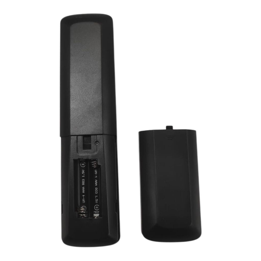 Back view of DishTV Voice Remote showing battery compartment