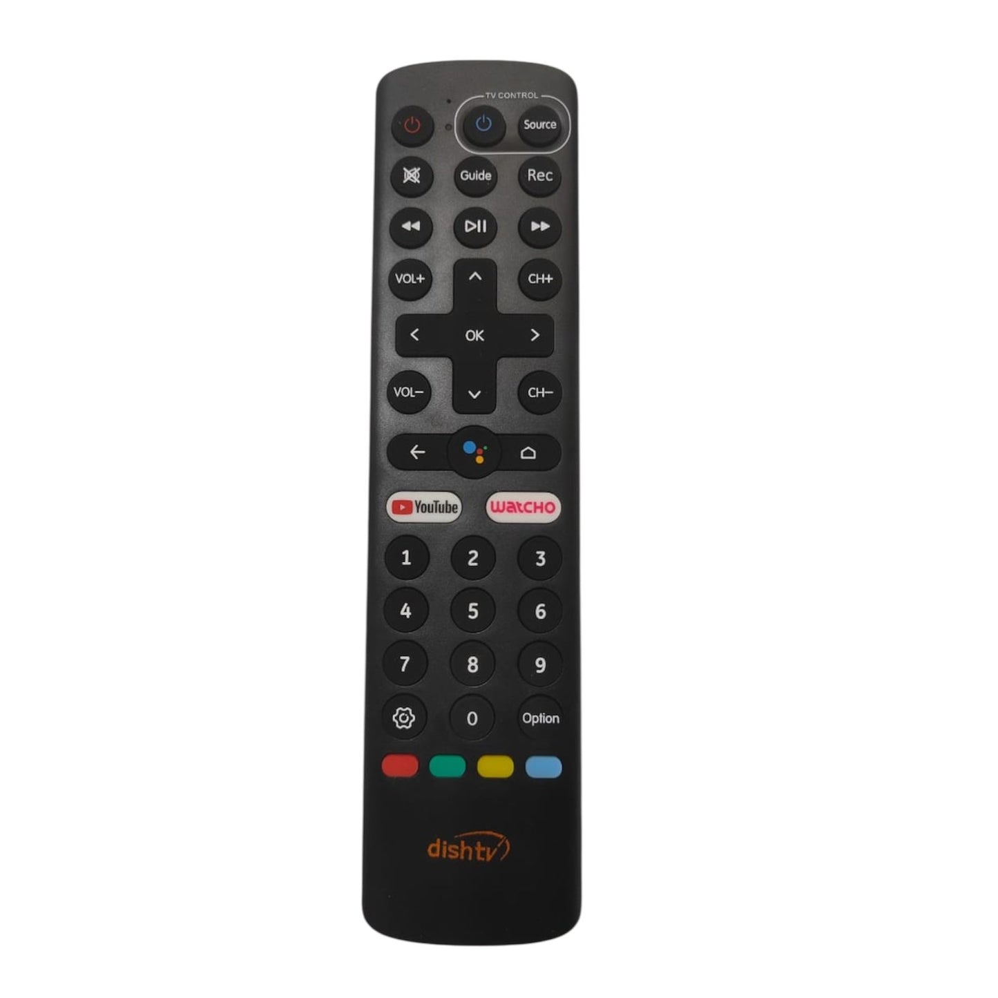 DishTV Voice Remote Control with YouTube and Watcho Buttons