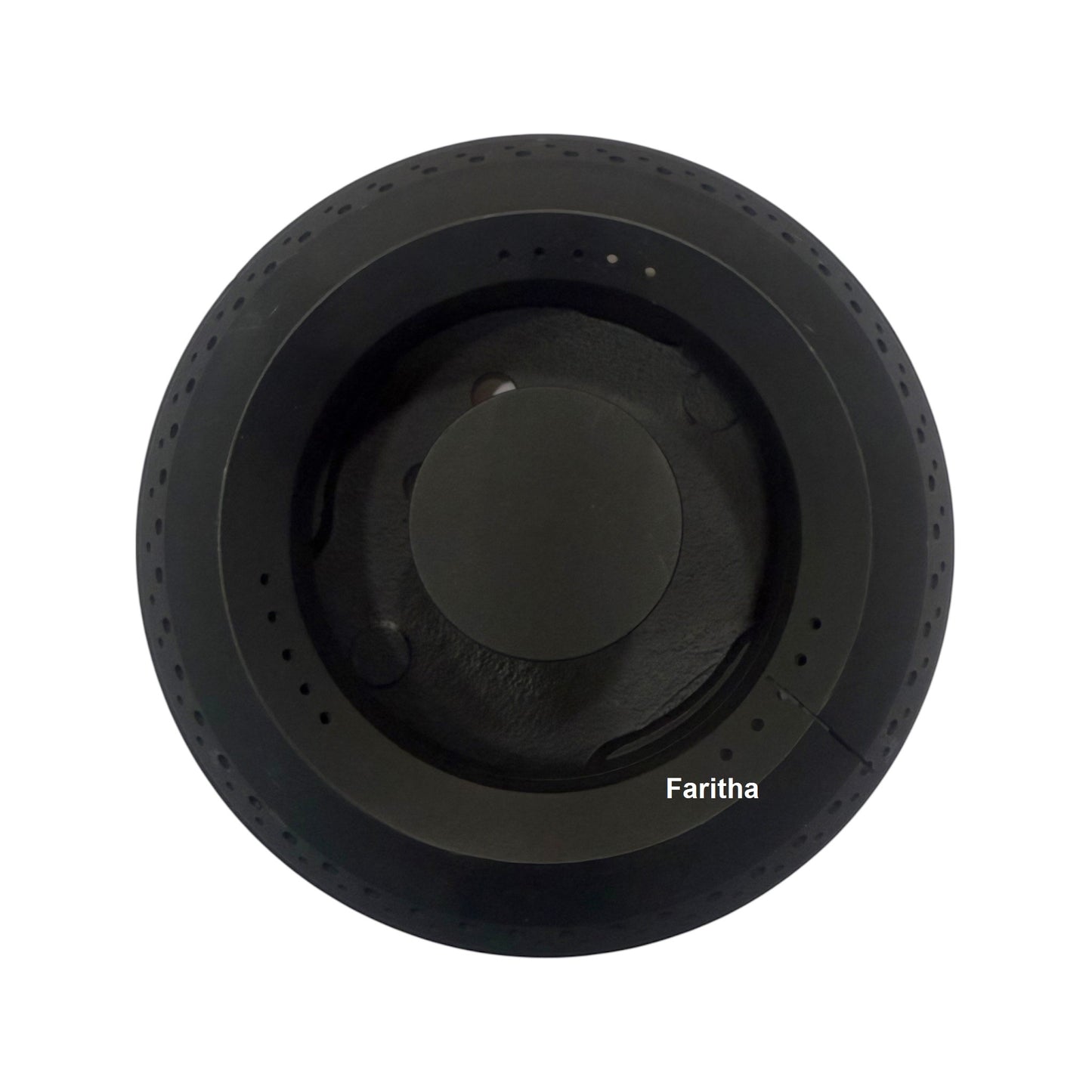 Elica Compatible Gas Stove Burner – Left Ring Burner for MFC 4 B 70 ED SWIRL NCI Hob (Black Glass, Single Piece Replacement)