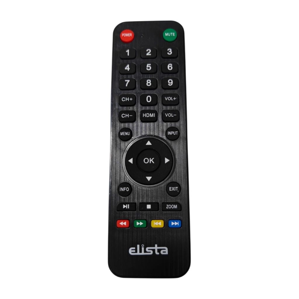Elista LED TV remote control with HDMI and Input buttons
