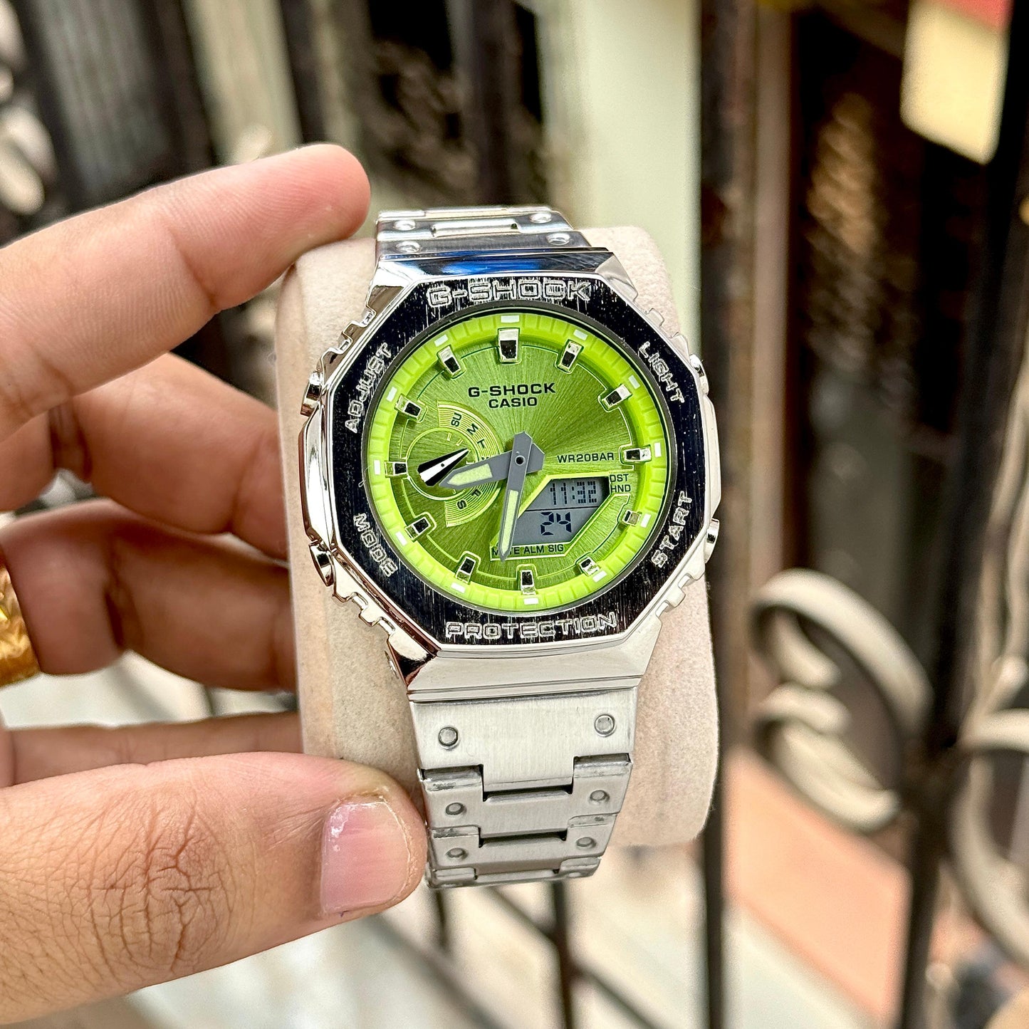 G-SHOCK GM-2110D-2B Inspired Full Metal Men's Watch – 7AA Analog-Digital | 45mm Dial