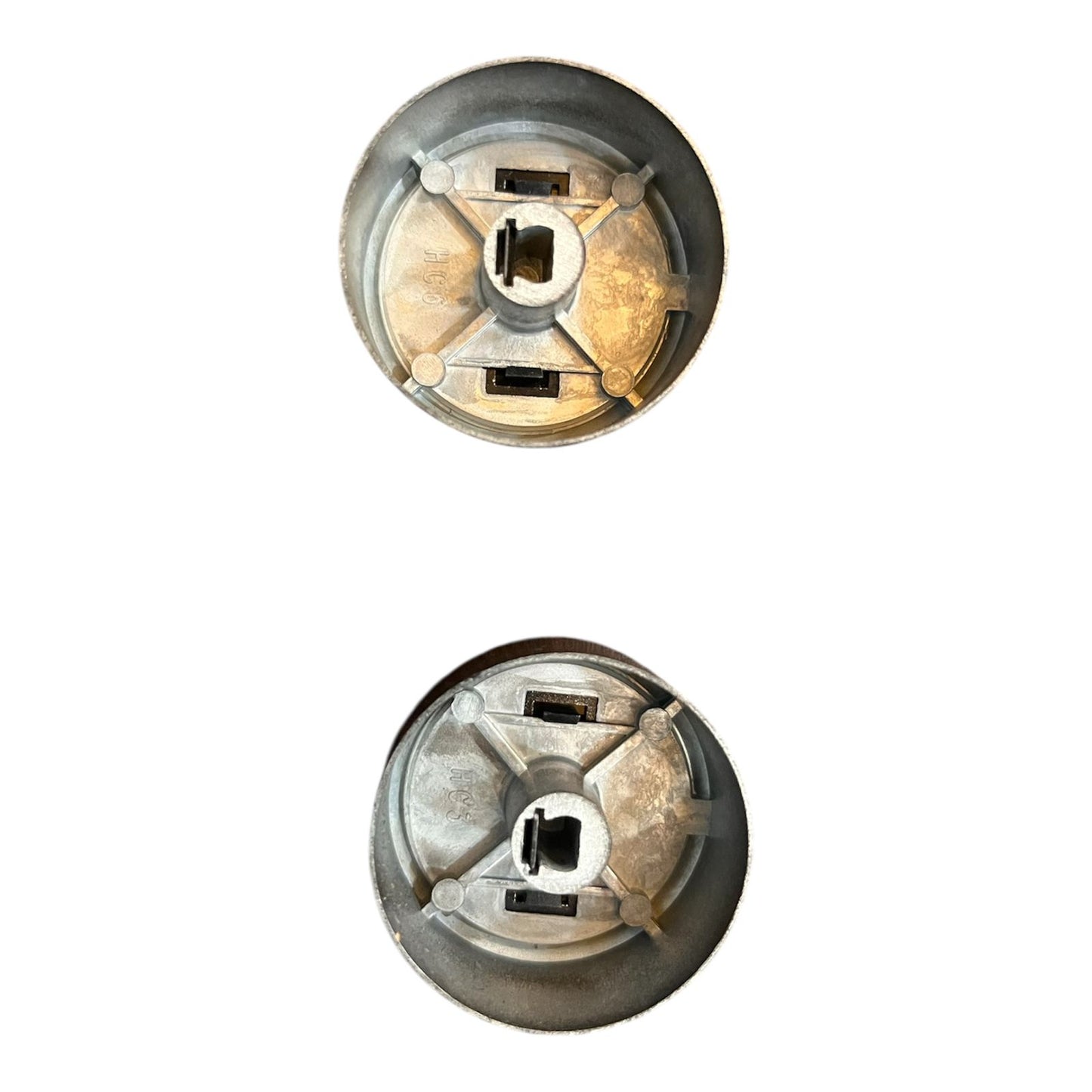 Gold-lined durable metal gas stove knob replacement set