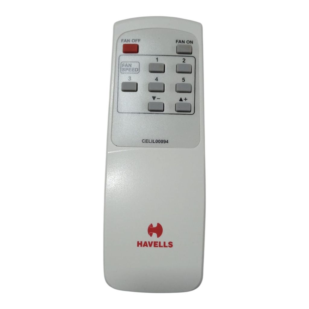 Havells ceiling fan remote control front view replacement model
